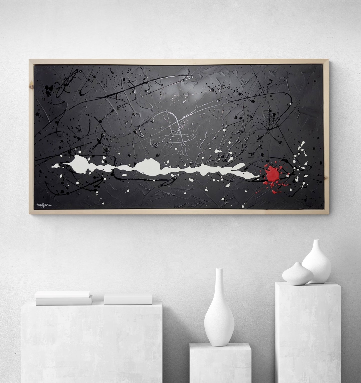 "Bloodshot" - 55 x 105cm.