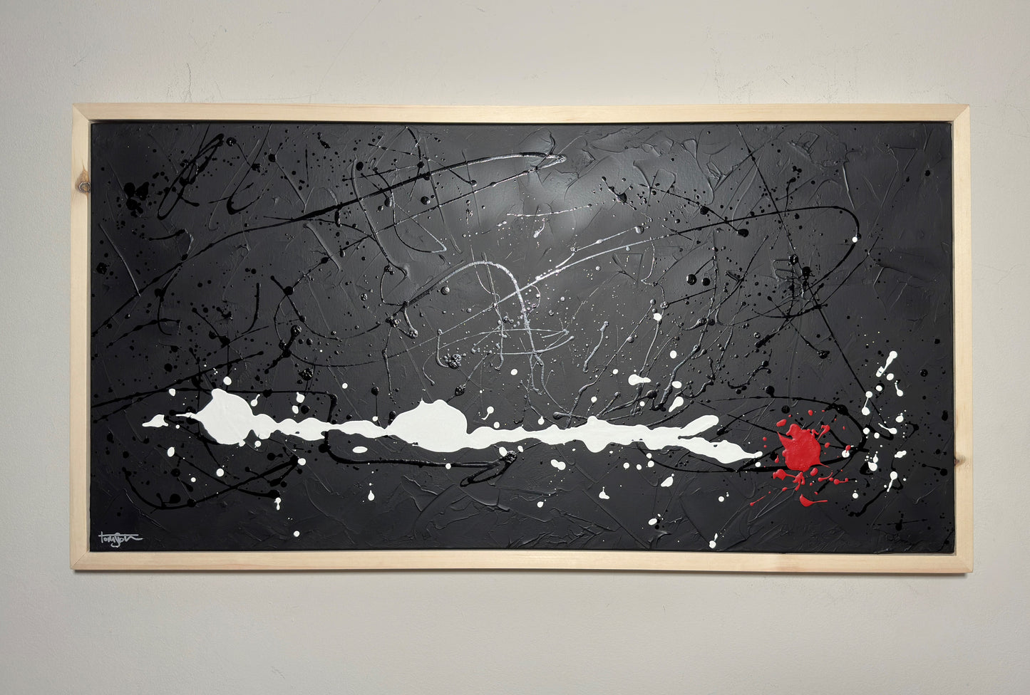 "Bloodshot" - 55 x 105cm.