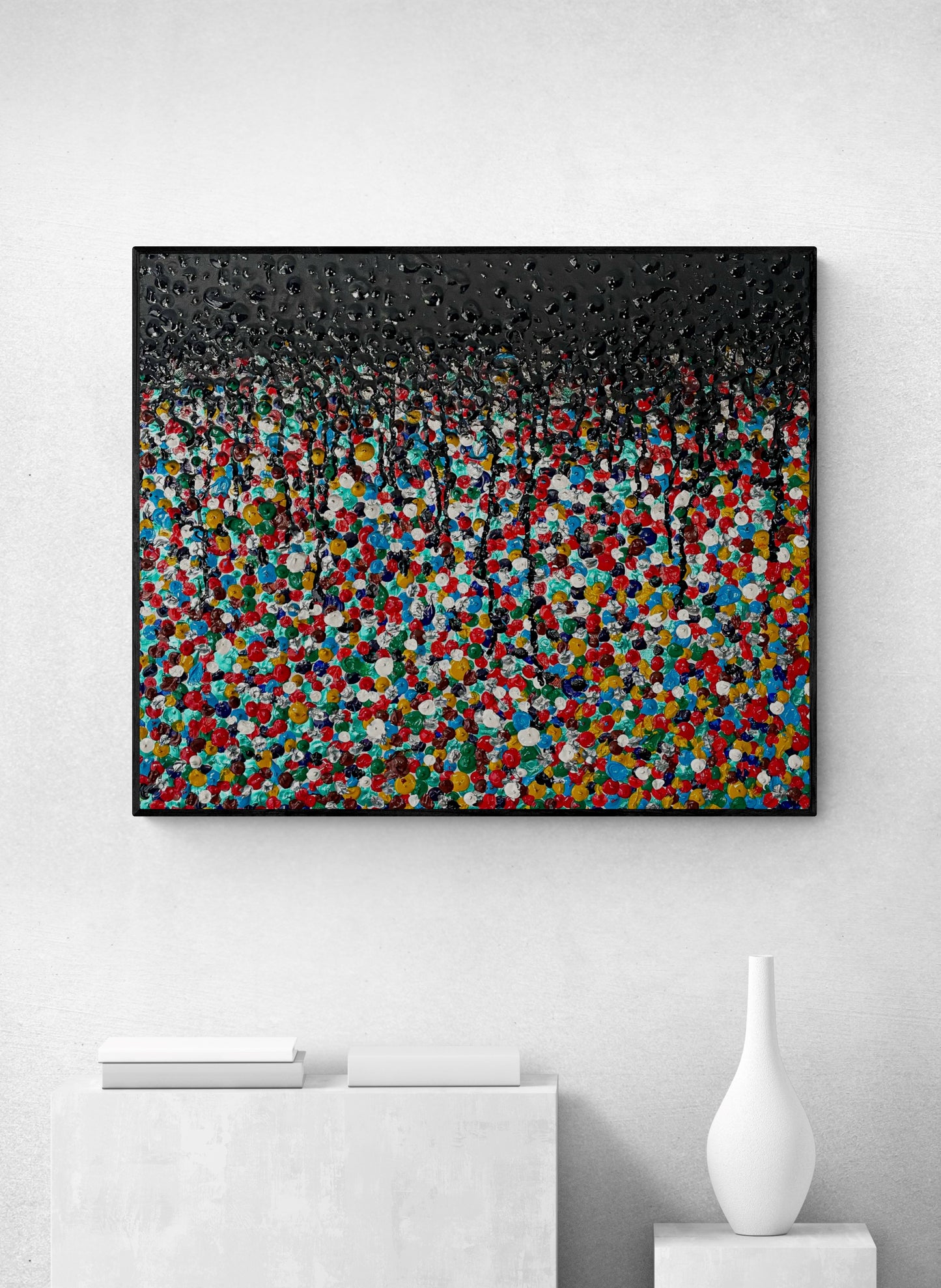 "Infectious Crowd" - 40 x 60cm.