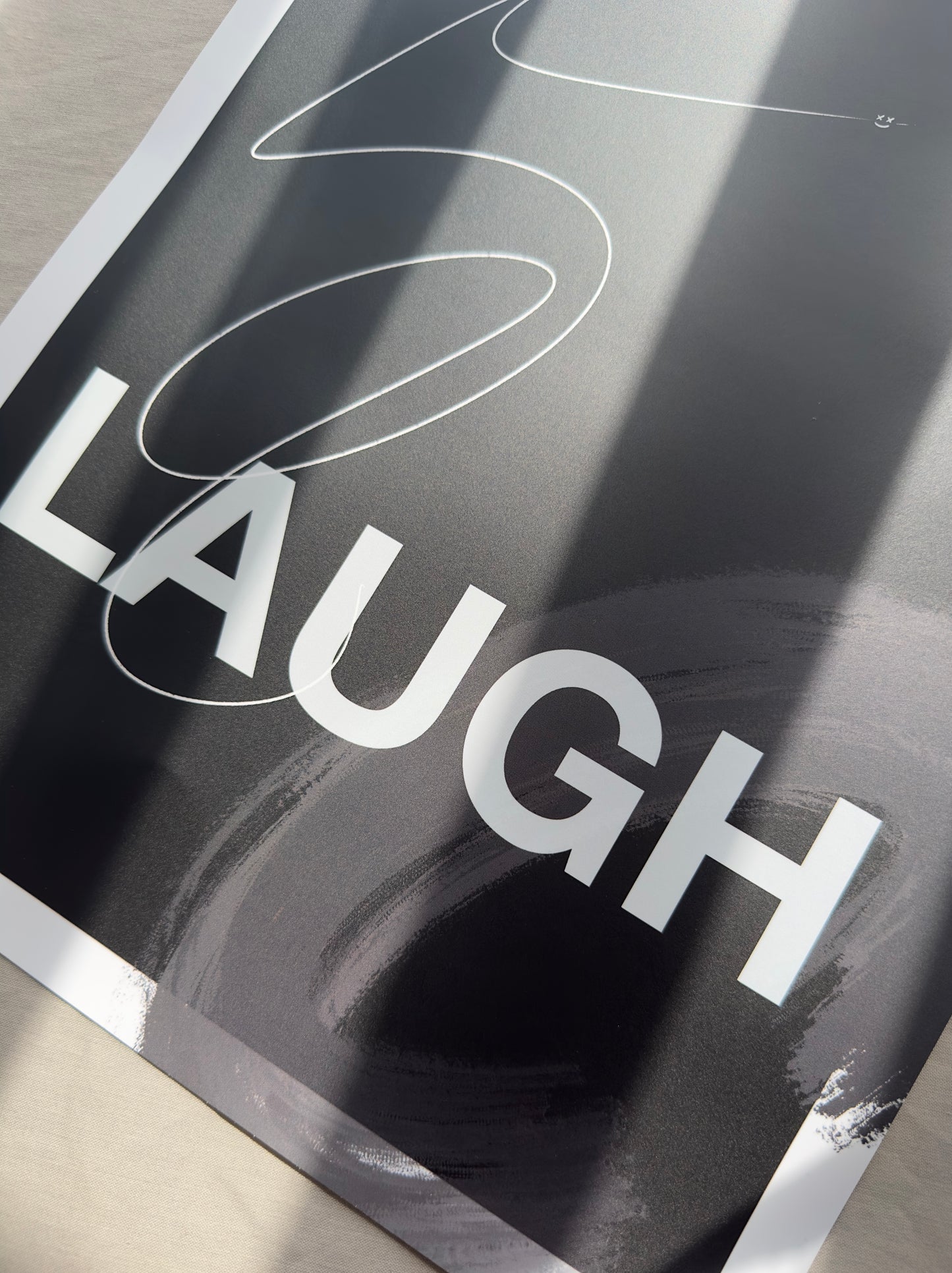 LAUGH Print - Black Edition.