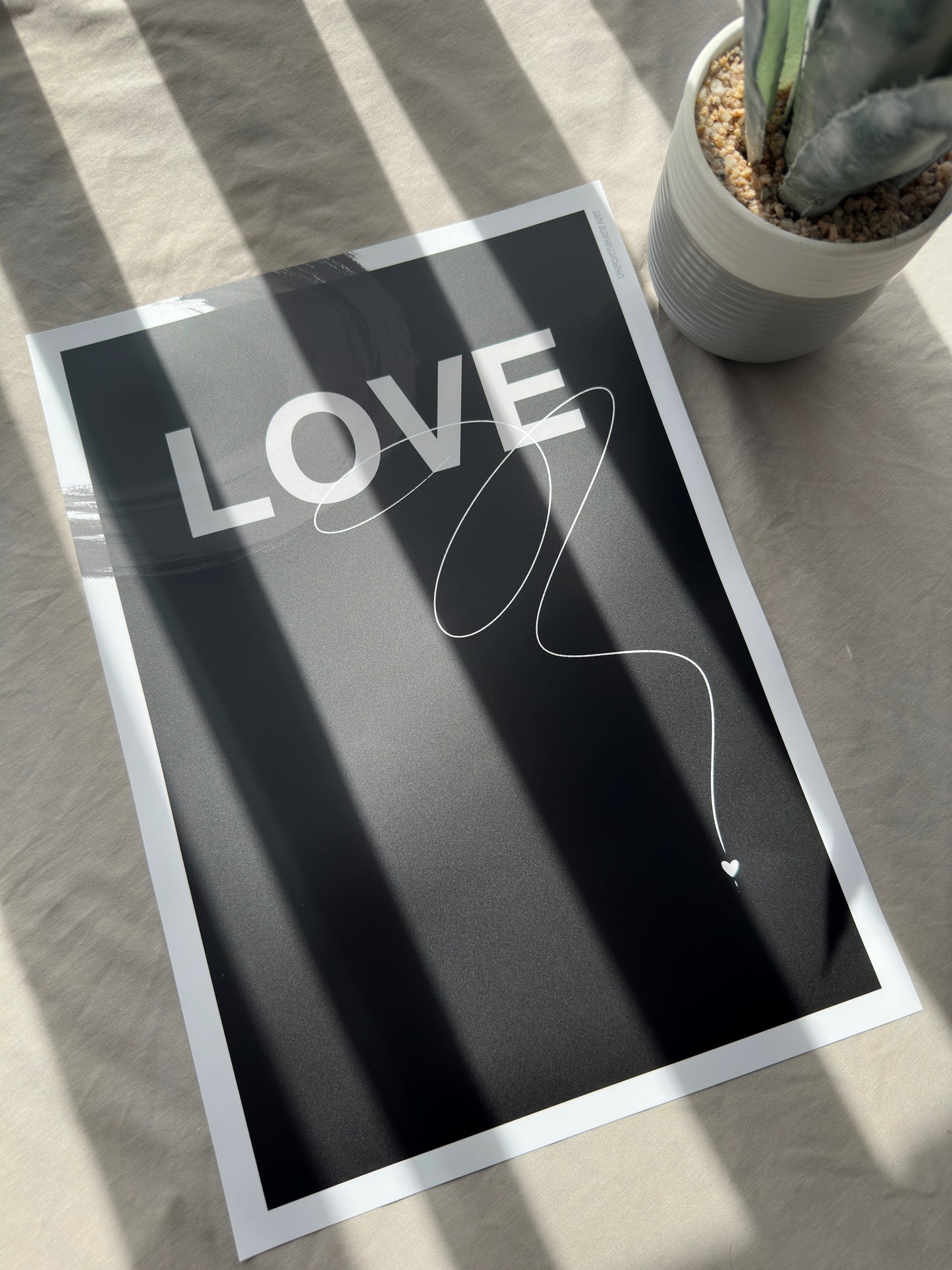 LIVE LAUGH LOVE Prints - Black Edition.